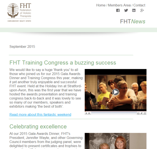 FHT News - September Issue