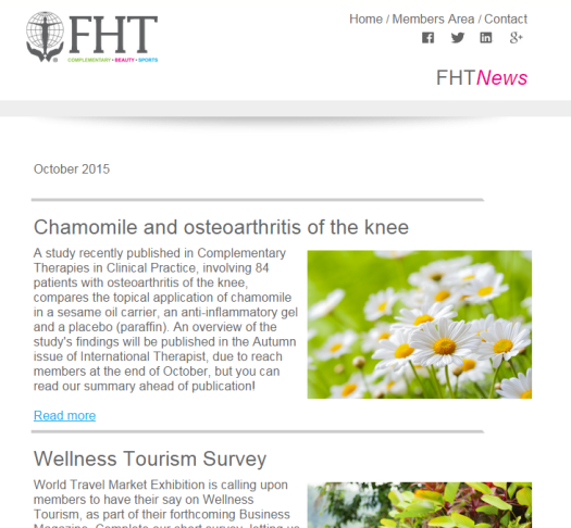 FHT News - October Issue