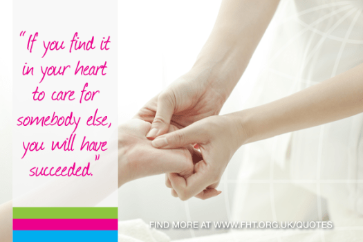 If you find it in your heart to care for someone else, you will have succeeded. Maya Angelou