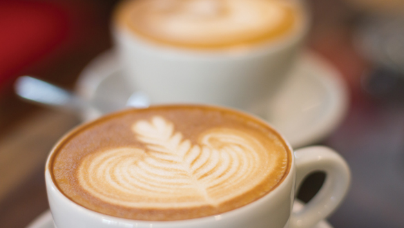 Coffee late soft focus