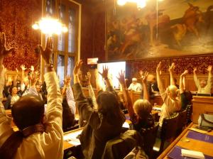 Art of Living Yoga Meditation Demonstration image