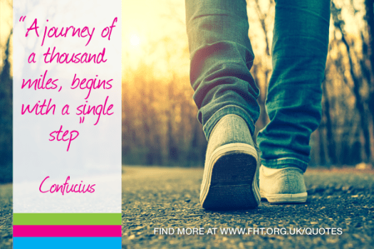 A journey of a thousand miles begins with a single step