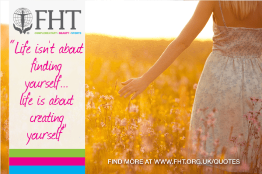 Life isn't about creating yourself...life is about creating yourself