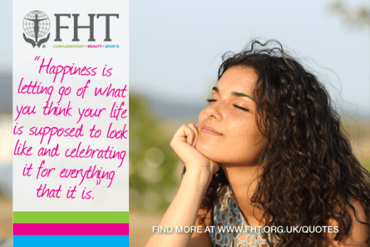 happiness is letting go of what you think your life is suposed to look like and clebrating it for everything that it is
