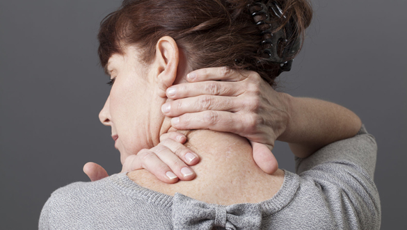 47099569 - acupressure for relaxing shoulder and backache