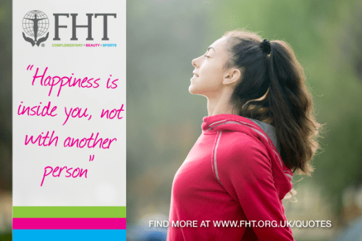 Happiness is inside you, not with another person