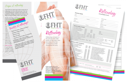 reflexology forms and brochures