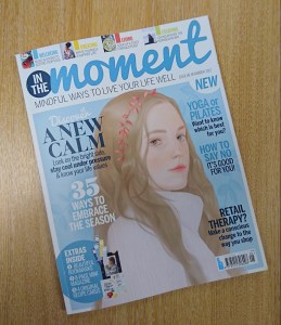 Cover of November issue of In The Moment magazine